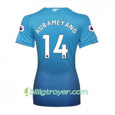 Billige Fotballdrakter Arsenal Aubameyang 14 Dame Bortedraktsett 2017/18 Kortermet