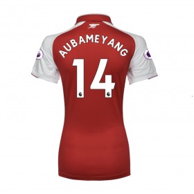 Billige Fotballdrakter Arsenal Aubameyang 14 Dame Hjemmedraktsett 2017/18 Kortermet