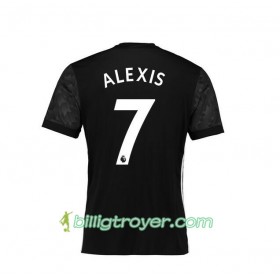 Billige Fotballdrakter Manchester United Alexis Sanchez 7 Bortedraktsett 2017/18 Kortermet