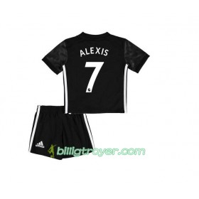 Billige Fotballdrakter Manchester United Alexis Sanchez 7 Barn Bortedraktsett 2017/18 Kortermet