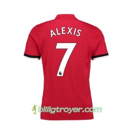 Billige Fotballdrakter Manchester United Alexis Sanchez 7 Hjemmedraktsett 2017/18 Kortermet