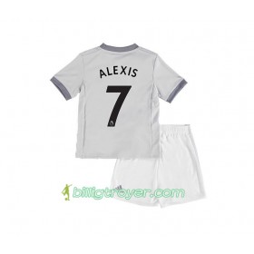 Billige Fotballdrakter Manchester United Alexis Sanchez 7 Tredjedraktsett Barn 2017/18 Kortermet