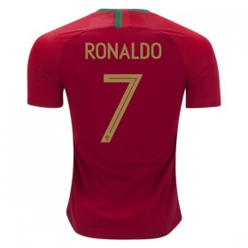 Billige Fotballdrakter Portugal Cristiano Ronaldo 7 VM 2018 Hjemmedraktsett