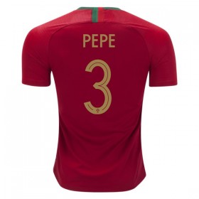 Billige Fotballdrakter Portugal Pepe 3 VM 2018 Hjemmedraktsett