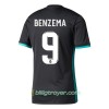 Billige Fotballdrakter Real Madrid Benzema Bortedraktsett 2017/18 Kortermet