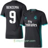 Billige Fotballdrakter Real Madrid Benzema Bortedraktsett 2017/18 Kortermet
