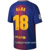 Billige Fotballdrakter FC Barcelona Alba Hjemmedraktsett 2017/18 Kortermet