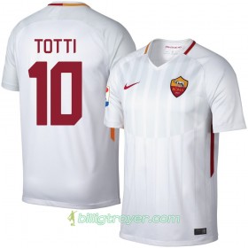 Billige Fotballdrakter AS Roma Totti 10 Bortedraktsett 2017/18 Kortermet