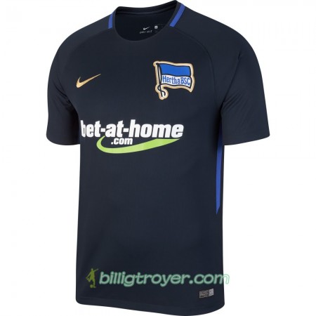 Billige Fotballdrakter Hertha BSC Bortedraktsett 2017/18 Kortermet