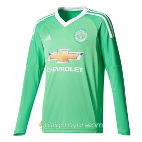 Billige Fotballdrakter Manchester United Keeper Bortedraktsett 2017/18 Kortermet