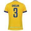 Billige Fotballdrakter Juventus Chiellini 3 Bortedraktsett 2017/18 Kortermet