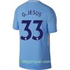 Billige Fotballdrakter Manchester City G. Jesus Hjemmedraktsett 2017/18 Kortermet