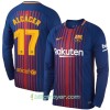 Billige Fotballdrakter FC Barcelona Alcácer Hjemmedraktsett 2017/18 Langermet 