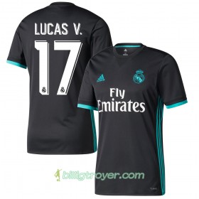Billige Fotballdrakter Real Madrid Lucas V. Bortedraktsett 2017/18 Kortermet