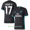 Billige Fotballdrakter Real Madrid Lucas V. Bortedraktsett 2017/18 Kortermet
