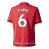 Billige Fotballdrakter Manchester United Pogba 6 Hjemmedraktsett 2017/18 Kortermet