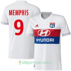 Billige Fotballdrakter Olympique Lyonnais Memphis Hjemmedraktsett 2017/18 Kortermet