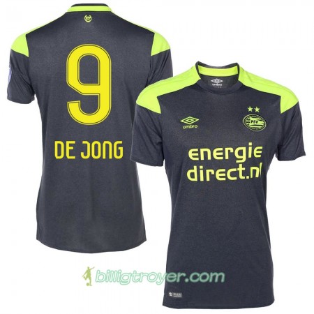 Billige Fotballdrakter PSV De Jong 9 Bortedraktsett 2017/18 Kortermet