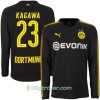 Billige Fotballdrakter Borussia Dortmund Kagawa 23 Bortedraktsett 2017/18 Langermet