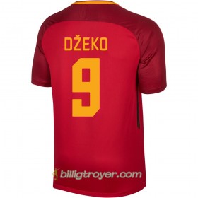 Billige Fotballdrakter AS Roma Dzeko 9 Hjemmedraktsett 2017/18 Kortermet