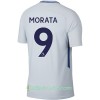 Billige Fotballdrakter Chelsea Morata Bortedraktsett 2017/18 Kortermet