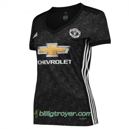Billige Fotballdrakter Manchester United Dame Bortedraktsett 2017/18 Kortermet