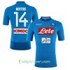 Billige Fotballdrakter SSC Napoli Mertens 14 Hjemmedraktsett 2017/18 Kortermet