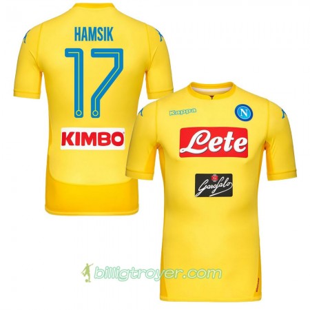 Billige Fotballdrakter SSC Napoli Hamsik 17 Bortedraktsett 2017/18 Kortermet