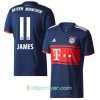 Billige Fotballdrakter FC Bayern München James 11 Bortedraktsett 2017/18 Kortermet