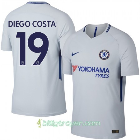 Billige Fotballdrakter Chelsea Diego Costa Bortedraktsett 2017/18 Kortermet