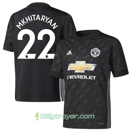 Billige Fotballdrakter Manchester United Mkhitaryan 22 Bortedraktsett 2017/18 Kortermet