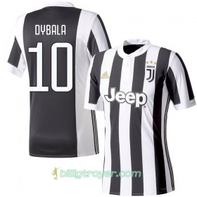 Billige Fotballdrakter Juventus Dybala 10 Hjemmedraktsett 2017/18 Kortermet