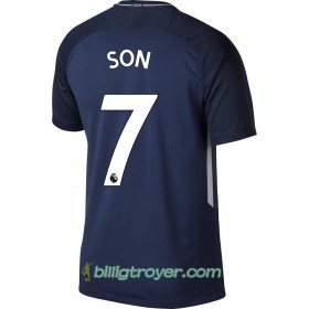 Billige Fotballdrakter Tottenham Hotspur Son 7 Bortedraktsett 2017/18 Kortermet