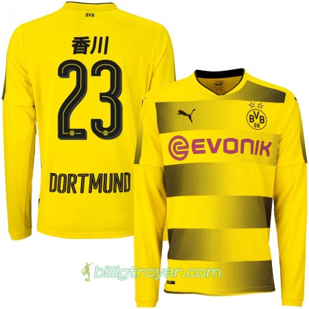 Billige Fotballdrakter Borussia Dortmund Kagawa 23 Hjemmedraktsett 2017/18 Langermet