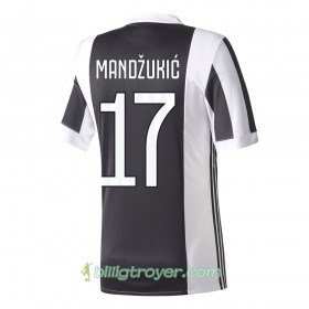 Billige Fotballdrakter Juventus Mandzukic 17 Hjemmedraktsett 2017/18 Kortermet