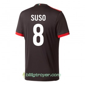 Billige Fotballdrakter AC Milan Suso 8 Tredjedraktsett 2017/18 Kortermet