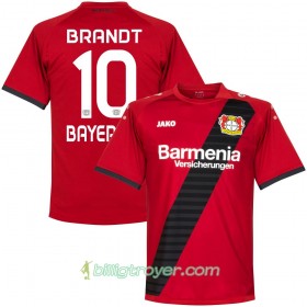 Billige Fotballdrakter Bayer 04 Leverkusen Brandt 10 Bortedraktsett 2017/18 Kortermet