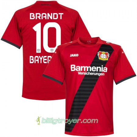 Billige Fotballdrakter Bayer 04 Leverkusen Brandt 10 Bortedraktsett 2017/18 Kortermet