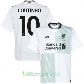 Billige Fotballdrakter Liverpool Coutinho Bortedraktsett 2017/18 Kortermet