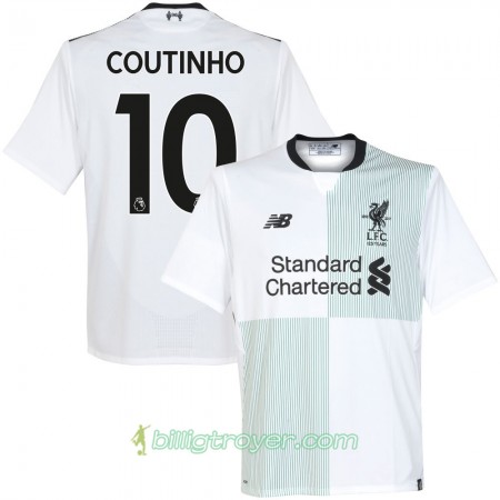 Billige Fotballdrakter Liverpool Coutinho Bortedraktsett 2017/18 Kortermet