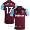 Billige Fotballdrakter West Ham United Chicharito 17 Hjemmedraktsett 2017/18 Kortermet