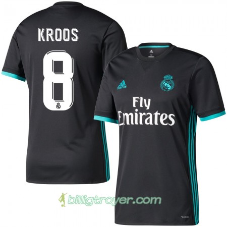 Billige Fotballdrakter Real Madrid Kroos Bortedraktsett 2017/18 Kortermet