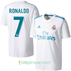 Billige Fotballdrakter Real Madrid Ronaldo Hjemmedraktsett 2017/18 Kortermet