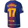 Billige Fotballdrakter FC Barcelona Alcácer 17 Hjemmedraktsett 2017/18 Kortermet