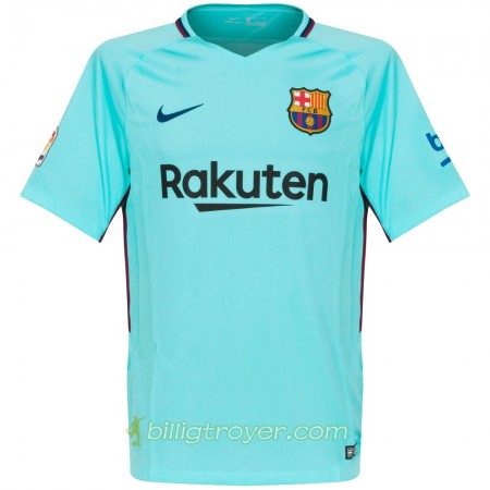 Billige Fotballdrakter FC Barcelona Bortedraktsett 2017/18 Kortermet