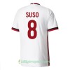 Billige Fotballdrakter AC Milan Suso 8 Bortedraktsett 2017/18 Kortermet