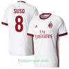 Billige Fotballdrakter AC Milan Suso 8 Bortedraktsett 2017/18 Kortermet