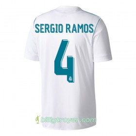 Billige Fotballdrakter Real Madrid Sergio Ramos Hjemmedraktsett 2017/18 Kortermet