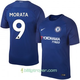 Billige Fotballdrakter Chelsea Morata Hjemmedraktsett 2017/18 Kortermet