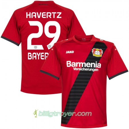 Billige Fotballdrakter Bayer 04 Leverkusen Havertz Bortedraktsett 2017/18 Kortermet